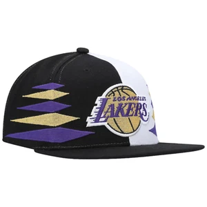 Los Angeles Lakers Mitchell & Ness NBA Diamond Cut Snapback Adjustable Hat OSFM - Picture 1 of 5