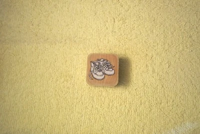 JUST IN "PEQUEÑOS ZAPATOS DE BEBÉ" SELLO DE GOMA #CN 023, Stampendous nunca usado Foto 1 de 4