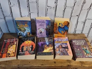 8 Book Lot MERCEDES LACKEY Mixed Series PB Fantasy Novels Bardic Joust etc - Picture 1 of 9