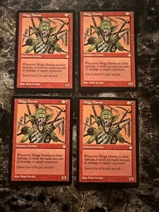 4x Mogg Maniac Magic the Gathering MTG Play Set Of 4 NM - Picture 1 of 1