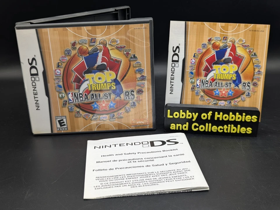 Top Trumps NBA All Stars ( Nintendo DS ) CIB - Mint Sticker - Authentic - Tested - Image 1 of 4
