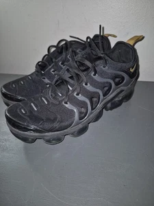 Nike Air Vapormax Plus Negro Metálico Dorado Antracita BQ5068 001 Para hombres Talla 8 - Imagen 1 de 8
