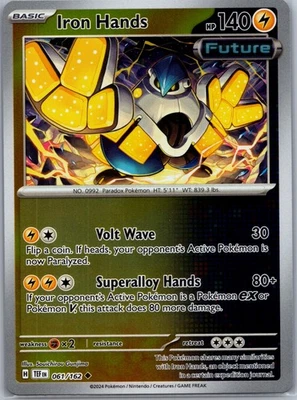 Iron Hands, SV05: Temporal Forces, 061/162, Uncommon, NM - Image 1 of 2