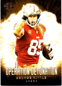 2023 Panini Illusions #5 George Kittle Operation Detonation San Francisco 49ers - Picture 1 of 2