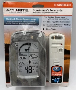 AcuRite 00250 My Backyard Weather Sportsman Forecaster Multicolor, 1.575" W x - Picture 1 of 10