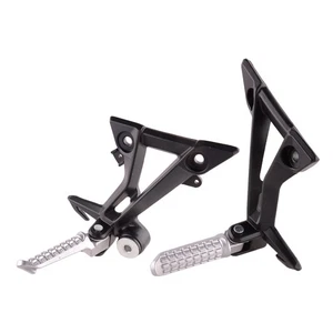 2x Hinten Fußrasten Fußstütze Unterstützung Halterung Schalthebel Fußpedal - Picture 1 of 8