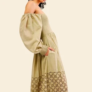 FREE PEOPLE Perfect Storm Midi Dress -Sage Green- Size Medium- RRP £158 BNWT - Picture 1 of 8