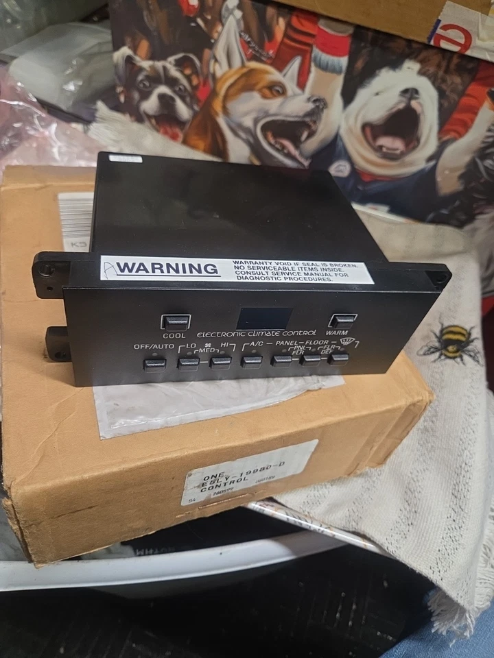 86-87 Lincoln Continental Mark VII1 calefacción y control de clima E5ly-19980-D Foto 1 de 4