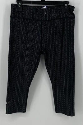 Leggings Under Armour usados para mujer Heatgear grandes grises negros Foto 1 de 3