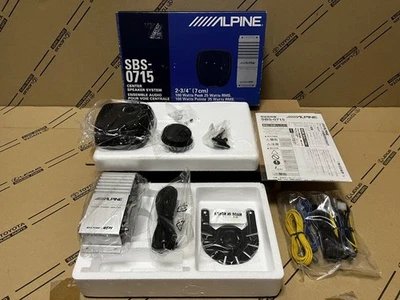 Alpine SBS-0715 Center Speaker System & Amplifiers Car Audio SQ - Image 1 of 4