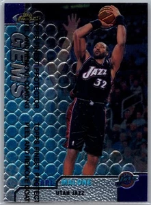 1999-00 Finest #108 Karl Malone Utah Jazz - Picture 1 of 2