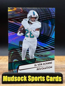 DE'VON ACHANE - 2025 PANINI REVOLUTION - SWIRL - MIAMI DOLPHINS - Picture 1 of 2