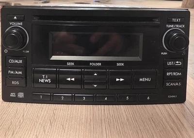 autoradio clarion originale  subaru - Immagine 1 di 3