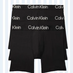 Calvin Klein Slip Boxer Uomo Taglia XL Ultra Morbido Moderno, Confezione da 3 Nero 64,50€ - Foto 1 di 6