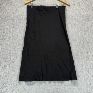 Neu mit Etikett H&M Damen-Maxirock schwarz M A-Linie klassisch schick gefüttert elegant lässig zum Überziehen - Bild 1 von 10