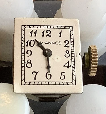 Vintage Tavannes Women’s 17j Watch Movement Caliber 424K Dial Hands & Crown - Image 1 of 4