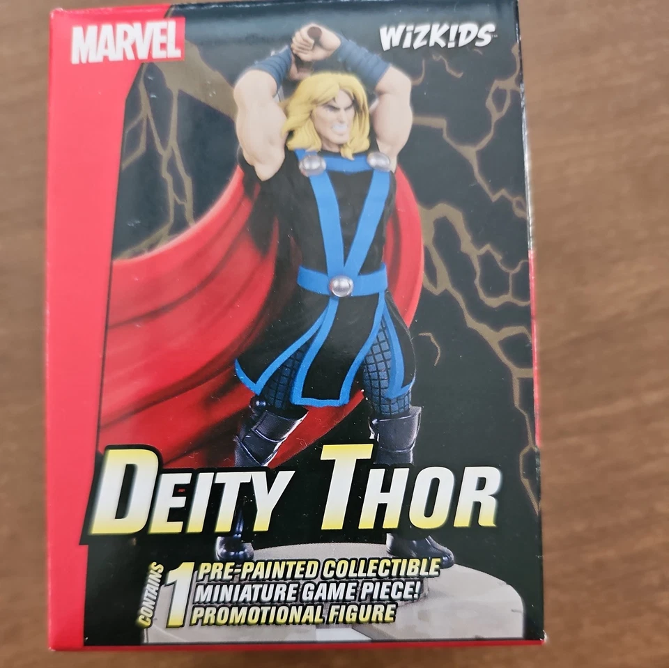 Figura exclusiva de HeroClix Marvel Deidad Thor Foto 1 de 1