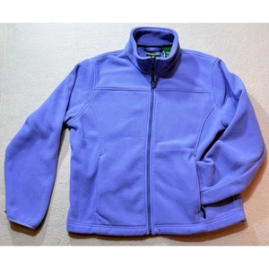 L.L. Chaqueta polar Bean para mujer cremallera completa azul periwinkle púrpura talla grande - Imagen 1 de 8