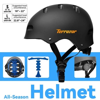 TERROSOR Bicycle Helmet MTB Bike Helmets Electric Scooter Cycle Helmet for Men Women Kid