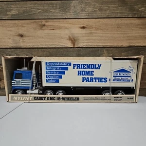 Vintage Nylint Cadet GMC 18 Wheeler Friendly Home Parties Pressed Steel Truck - Picture 1 of 5