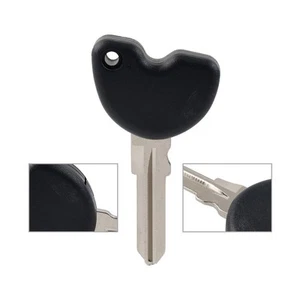 Uncut Blade Blank Key Fit For Vespa Piaggio 3VTE Fly 125 200 GTS250 300 Black - Picture 1 of 10