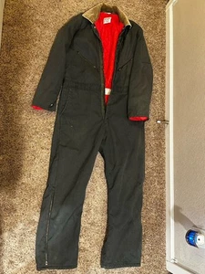 Vintage Walls Coveralls Large Reg 42-44 Zero Zone Insulated Zip Jumpsuit - Picture 1 of 6