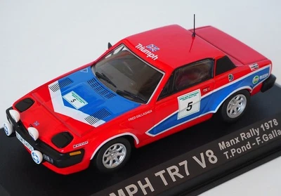 TRIUMPH TR7 V8 - 1978 1:43 - IXO/ALTAYA - Tony Pond / F. Gallagher #5 - Image 1 of 4