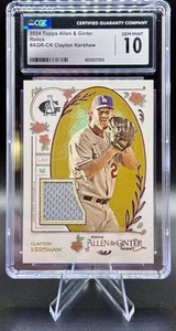 Clayton Kershaw 2024 Topps Allen & Ginter Relic Card - Picture 1 of 2