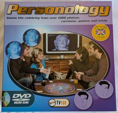 Personology DVD Board Game - Guess The Celebrity Family TV Fun Game - Image 1 of 4