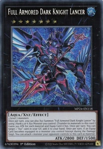 Yugioh MP24-EN118 - Lanzador Caballero Oscuro Blindado Completo - Secreto Raro - Imagen 1 de 1