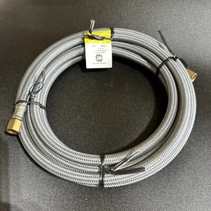 GE WX08X10012 12' Universal Braided Water Line for Ice Maker/Dispenser - Picture 1 of 2