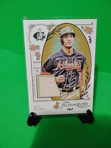 E7 2024 Topps Allen & Ginter - Relics B #AGR-MO Matt Olson (MEM) - Foto 1 di 2