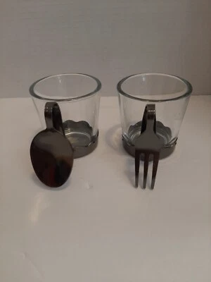 Yankee Candle tenedor doblado y cuchara votiva D3 Foto 1 de 4