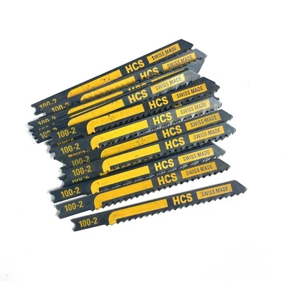 20 Piranha 'U' Shank Wood Jigsaw Blades. Fast Cut wood <60mm. Swiss Made (100-2) - Image 1 of 4