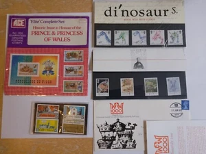 Restposten Stempelsets Charles & Di 1981, Greenwich Meridian 1984, Caldey Island... - Bild 1 von 12