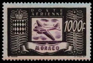 Timbre de Monaco Poste aérienne PA N° 44 Neuf ** MNH - Imagen 1 de 1