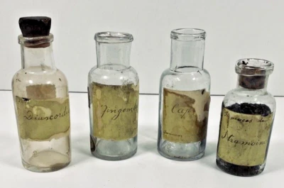 Anciens Flacons pots d'apothicaire Pharmacie - Lot 3 - Photo 1/4