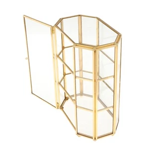 #N/A Glass Geometric Jewelry Box, Keepsake Trinket Box Organizer, for Storage... - Picture 1 of 10