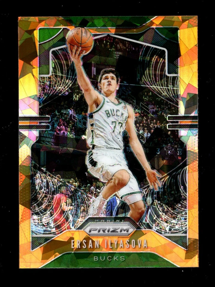 Prizm Orange Ice #158 2019-20 Ersan Ilyasova Milwaukee Bucks Foto 1 de 1