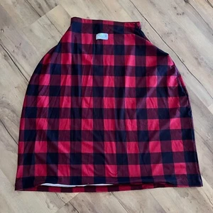 Itzy Ritzy Mom Boss 4in1 Nursing, Car Seat Cover, Cart, Scarf Buffalo Plaid - Picture 1 of 7