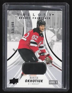 2022-23 Upper Deck Trilogy Nikita Okhotiuk Rookie Premieres Jersey Relic /499 - Picture 1 of 2