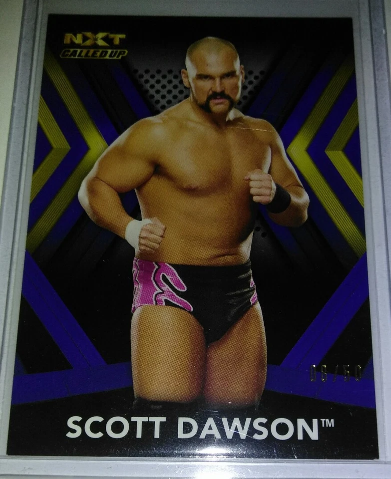 WWE Scott Dawson #48 2017 Topps NXT Blue Parallel Card SN 8 of 50 - Image 1 of 1