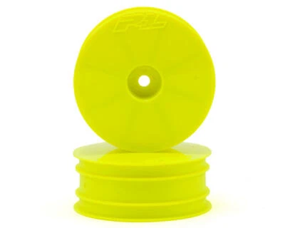 Pro-Line Velocity 2.2" Front Wheels (2) (B6/RB6) (Yellow) [PRO2735-02] - Image 1 of 2