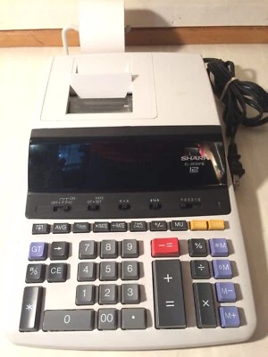Sharp EL-2630P III 12-Digit Electronic Printing Calculator - Image 1 of 4