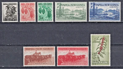 PAPUA NUEVA GUINEA: 1958-60 SC#139-46 MNH AP1495 Foto 1 de 2