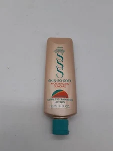 AVON AUTHENTIC SKIN-SO-SOFT SUNLESS TANNING LOTION 4oz RARE 1995 NEW OLD STOCK - Picture 1 of 2