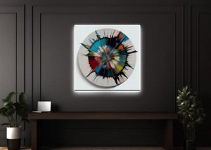 Inspired by Damien Hirst /Giclee / "Framed"/Beautiful R4 / 24"x24" /COA / ED 25# - Picture 1 of 15