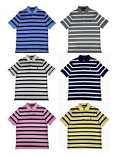 Polo Ralph Lauren Men's "CLASSIC FIT" Soft Cotton Stripe Polo Shirt