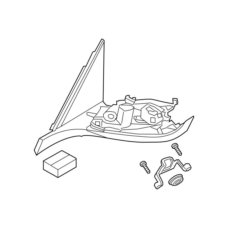 Espejo retrovisor de puerta izquierdo del conductor delantero original OEM para BMW 530e 530i 530i xDrive 540i Foto 1 de 1