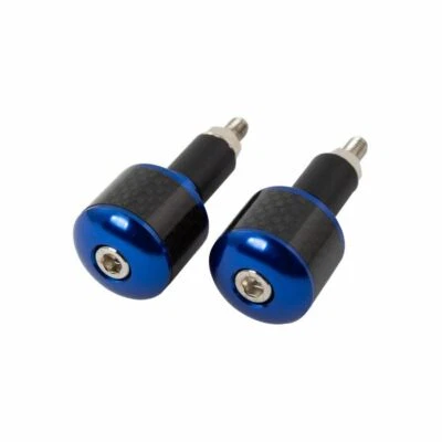 Bike It Universale Terminali Pesi Con Fibra di Carbonio Inserto - Blu - Immagine 1 di 2